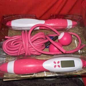 Ropeless Skipping Rope Cordless Jump Rope with Digital Counter Fitness Tools